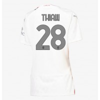 Dres AC Milan Malick Thiaw #28 Preč pre Ženy 2023-24 Krátky Rukáv
